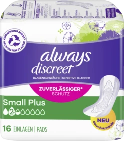 Always® Discreet Inkontinenz Small -Berühmt Kosmetikladen MAM 10055289 SHOP IMAGE 1.4