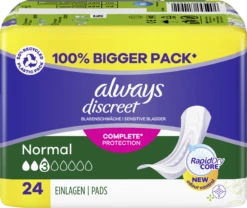 Always® Discreet Inkontinenz Normal Big Pack -Berühmt Kosmetikladen MAM 10183240 SHOP IMAGE 1.6