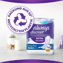 Always® Discreet Inkontinenz Long Plus -Berühmt Kosmetikladen MAM 10302500 SHOP IMAGE 1.6