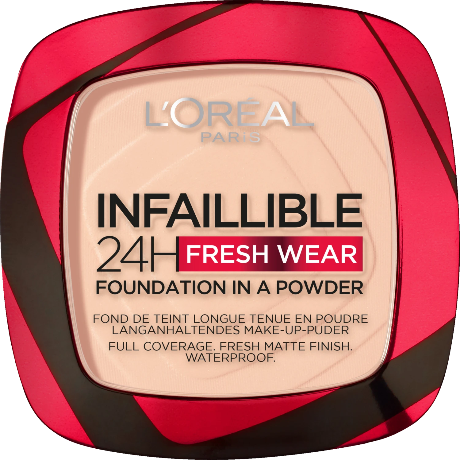 L’Oréal Paris Infaillible 24H Fresh Wear Make-Up-Puder 180 Rose Sand 3 L’Oréal Paris Infaillible 24H Fresh Wear Make-Up-Puder 180 Rose Sand