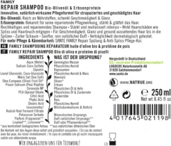 Sante FAMILY Repair Shampoo Bio-Olivenöl & Erbsenprotein -Berühmt Kosmetikladen MAM 7206123 SHOP IMAGE 1.6