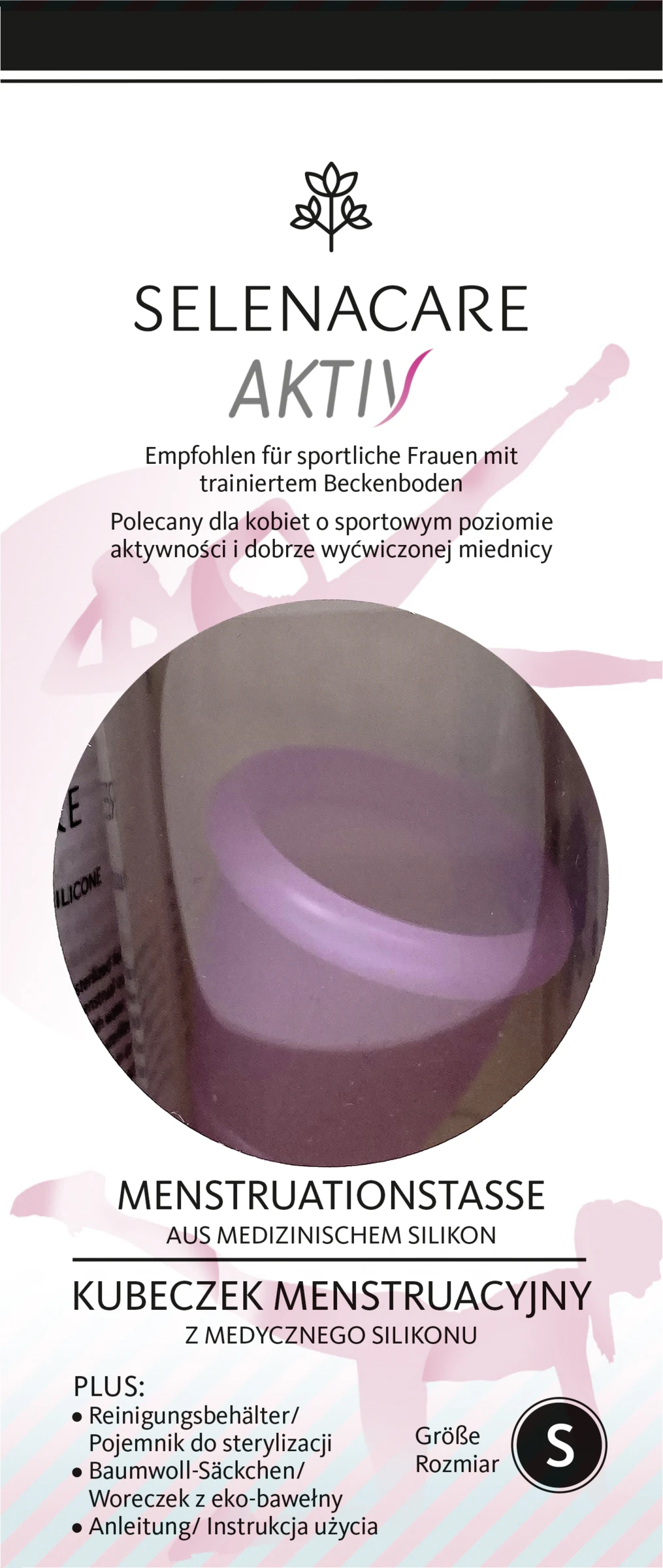 Menstruationstasse AKTIV Gr. S 3 Menstruationstasse AKTIV Gr. S