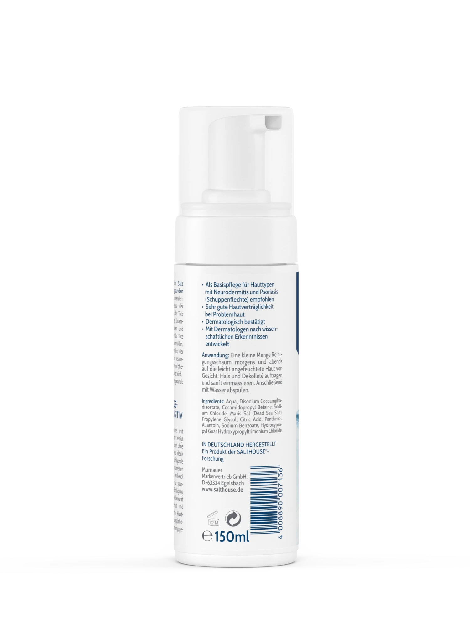 Totes Meer Therapie Reinigungsschaum Sensitiv 5 Totes Meer Therapie Reinigungsschaum Sensitiv – Bild 3