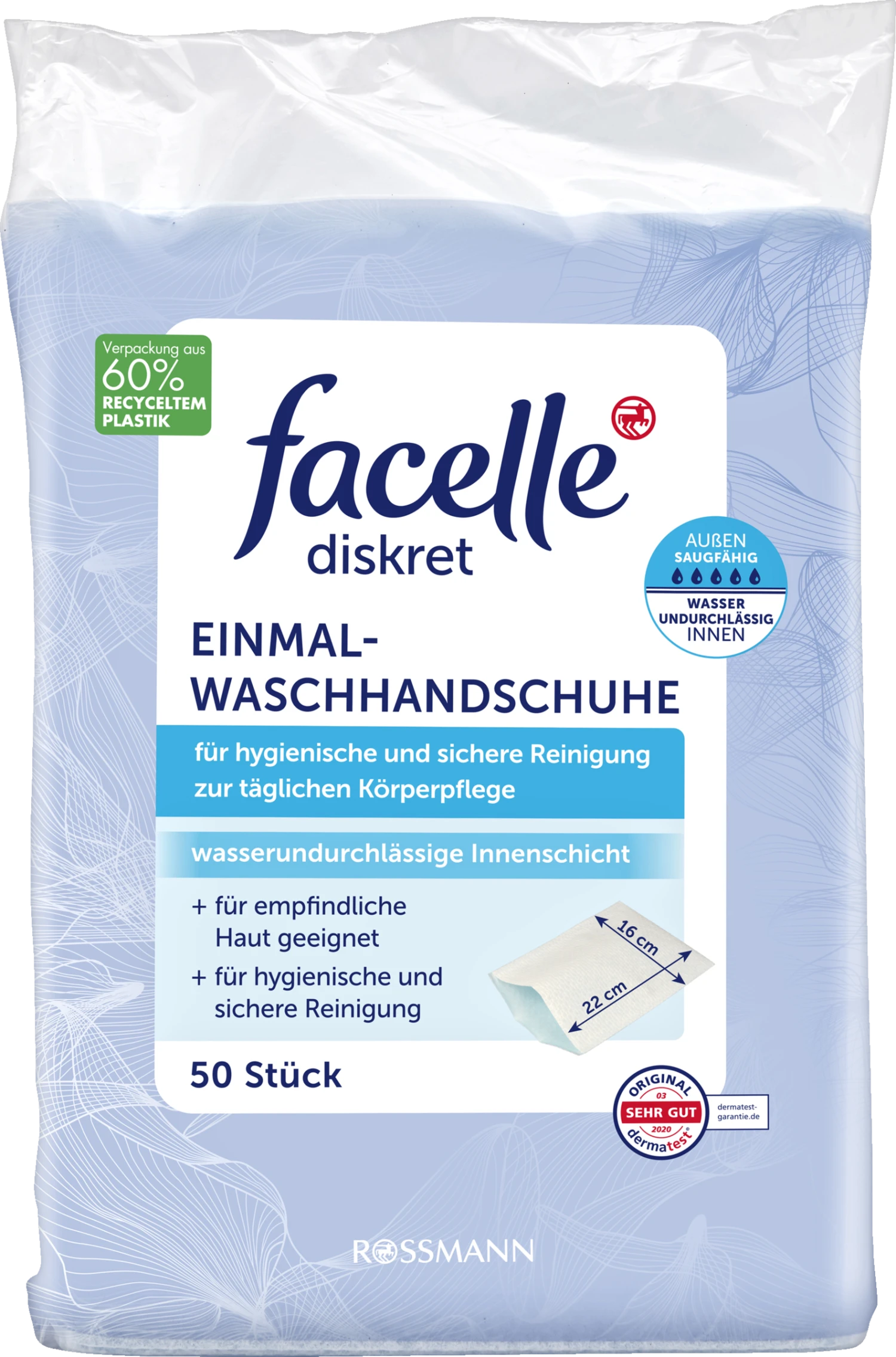 Einmalwaschhandschuhe 3 Einmalwaschhandschuhe