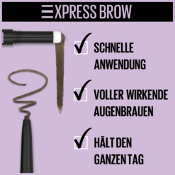 Maybelline New York Augenbrauenstift Express Brow Satin 00 Light Blond -Berühmt Kosmetikladen MAM 7569744 SHOP IMAGE 1.4