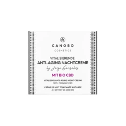Cosmetics By Jorge González Anti-Aging Nachtcreme Mit Bio Hanfextrakt + CBD Infuse