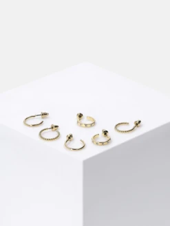 Accessories Creolen-Set Vergoldet Mit Strasssteinen -Berühmt Kosmetikladen MAM 7934064 SHOP IMAGE 1.4