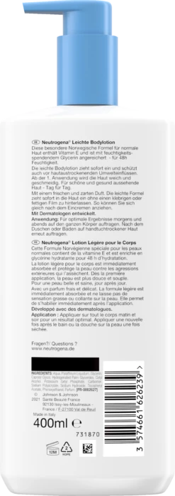 Neutrogena Leichte Bodylotion 13 Neutrogena Leichte Bodylotion -Berühmt Kosmetikladen MAM 7969400 SHOP IMAGE 1.4