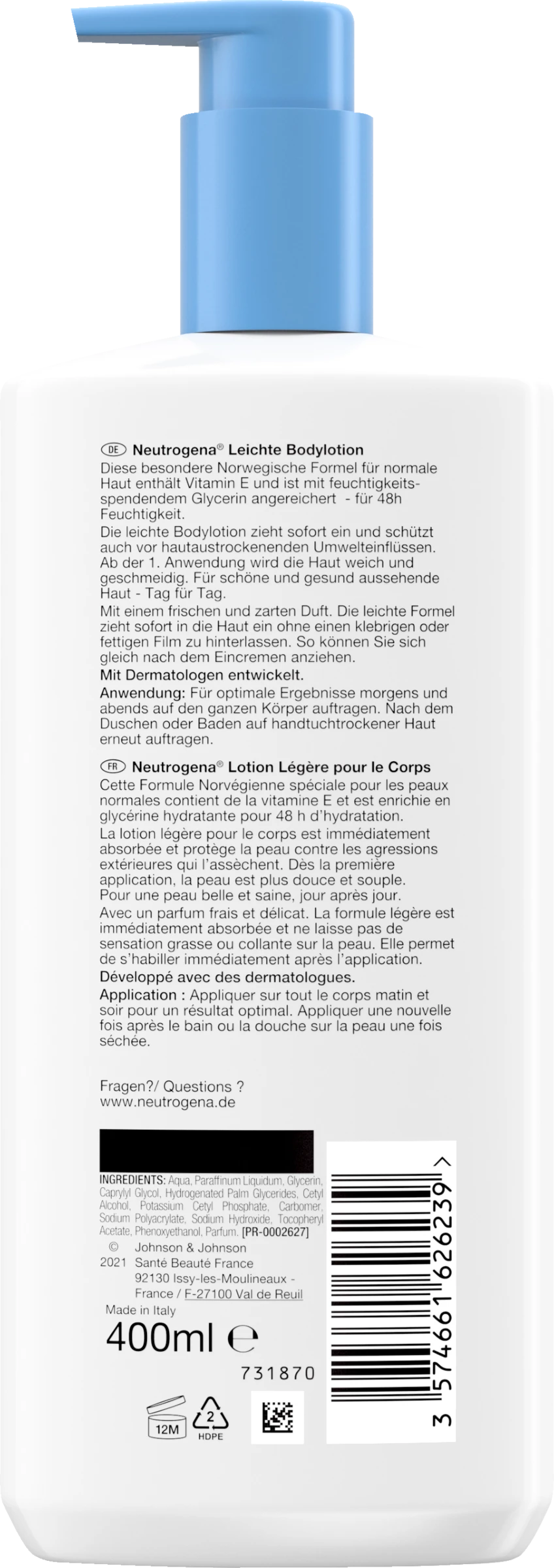 Neutrogena Leichte Bodylotion 6 Neutrogena Leichte Bodylotion – Bild 4