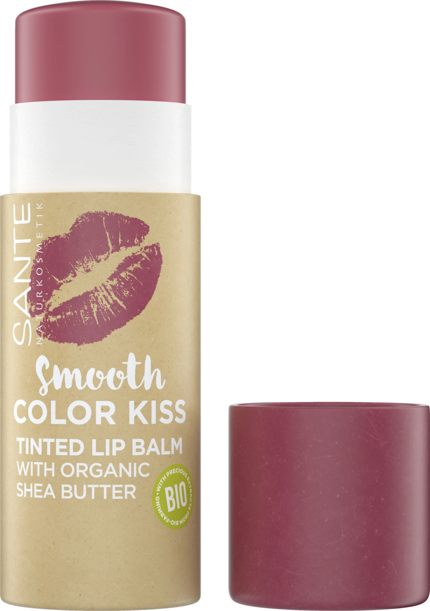 Sante Smooth Color Kiss 02 Soft Red 4 Sante Smooth Color Kiss 02 Soft Red – Bild 2