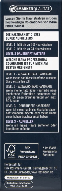 Super Aufheller Ultra Helles Blond -Berühmt Kosmetikladen MAM 8263616 SHOP IMAGE 1.4