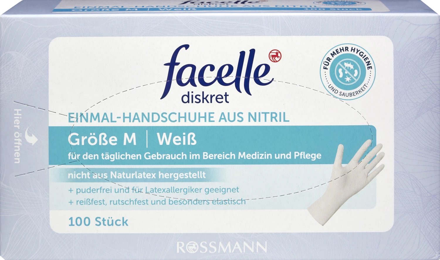 Einmalhandschuhe Aus Nitril Gr. M 3 Einmalhandschuhe Aus Nitril Gr. M