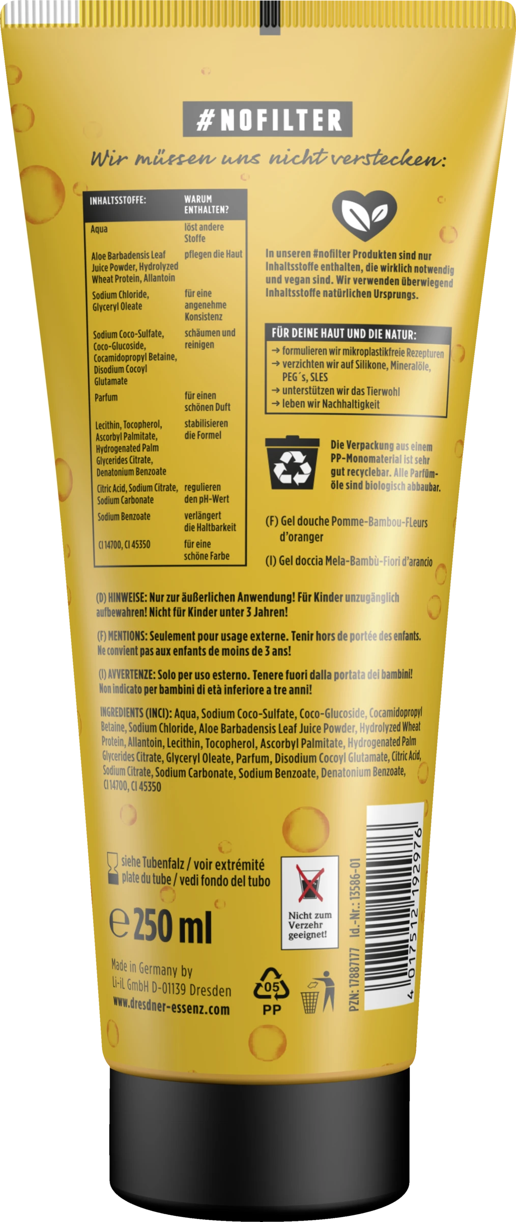 Nachteulen-Duschgel Wide Awake #NOFILTER 4 Nachteulen-Duschgel Wide Awake #NOFILTER – Bild 2