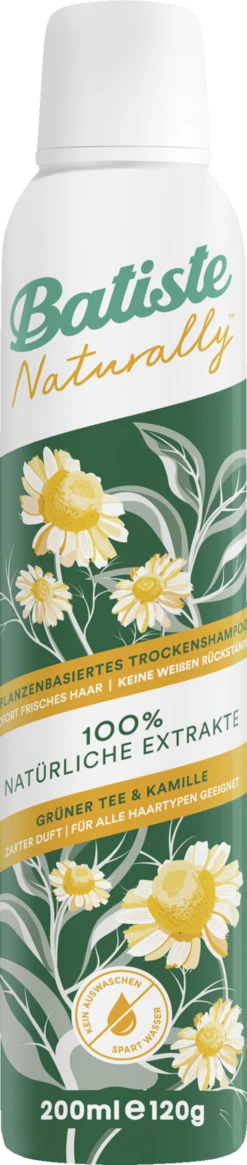Batiste Trockenshampoo Naturally Grüner Tee & Kamille