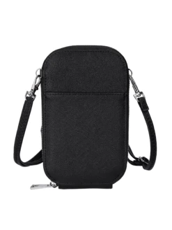 Accessories Schlichte Handytasche Zum Umhängen, Schwarz