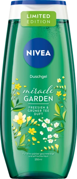 NIVEA Pflegedusche Miracle GARDEN Freesien & Grüner Tee Duft