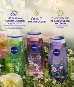 NIVEA Pflegedusche Miracle GARDEN Freesien & Grüner Tee Duft -Berühmt Kosmetikladen MAM 8543443 SHOP IMAGE 1.4