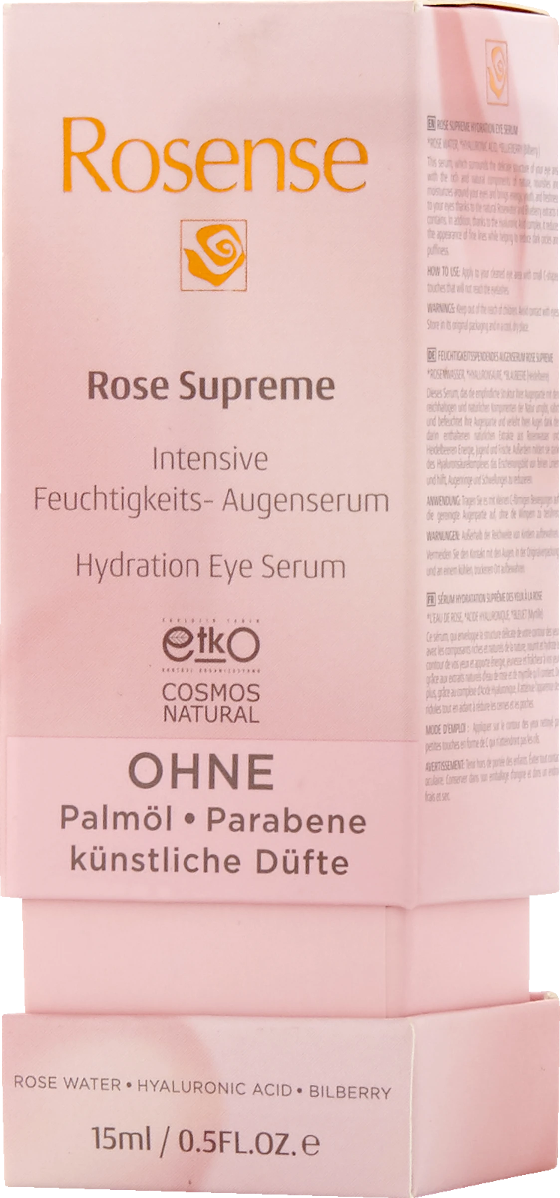 Rose Supcreme Intensive Feuchtigkeits-Augenserum 3 Rose Supcreme Intensive Feuchtigkeits-Augenserum