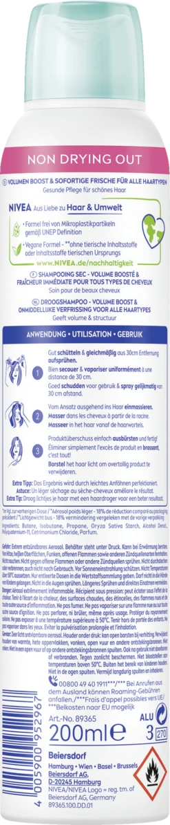 NIVEA Fresh Volume Trockenshampoo -Berühmt Kosmetikladen MAM 8629474 SHOP IMAGE 1.4