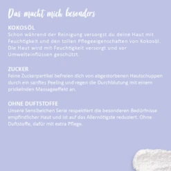 3in1 Dusch-Fluff Sensibelchen Mit Zuckerpeeling -Berühmt Kosmetikladen MAM 8667196 SHOP IMAGE 1.4