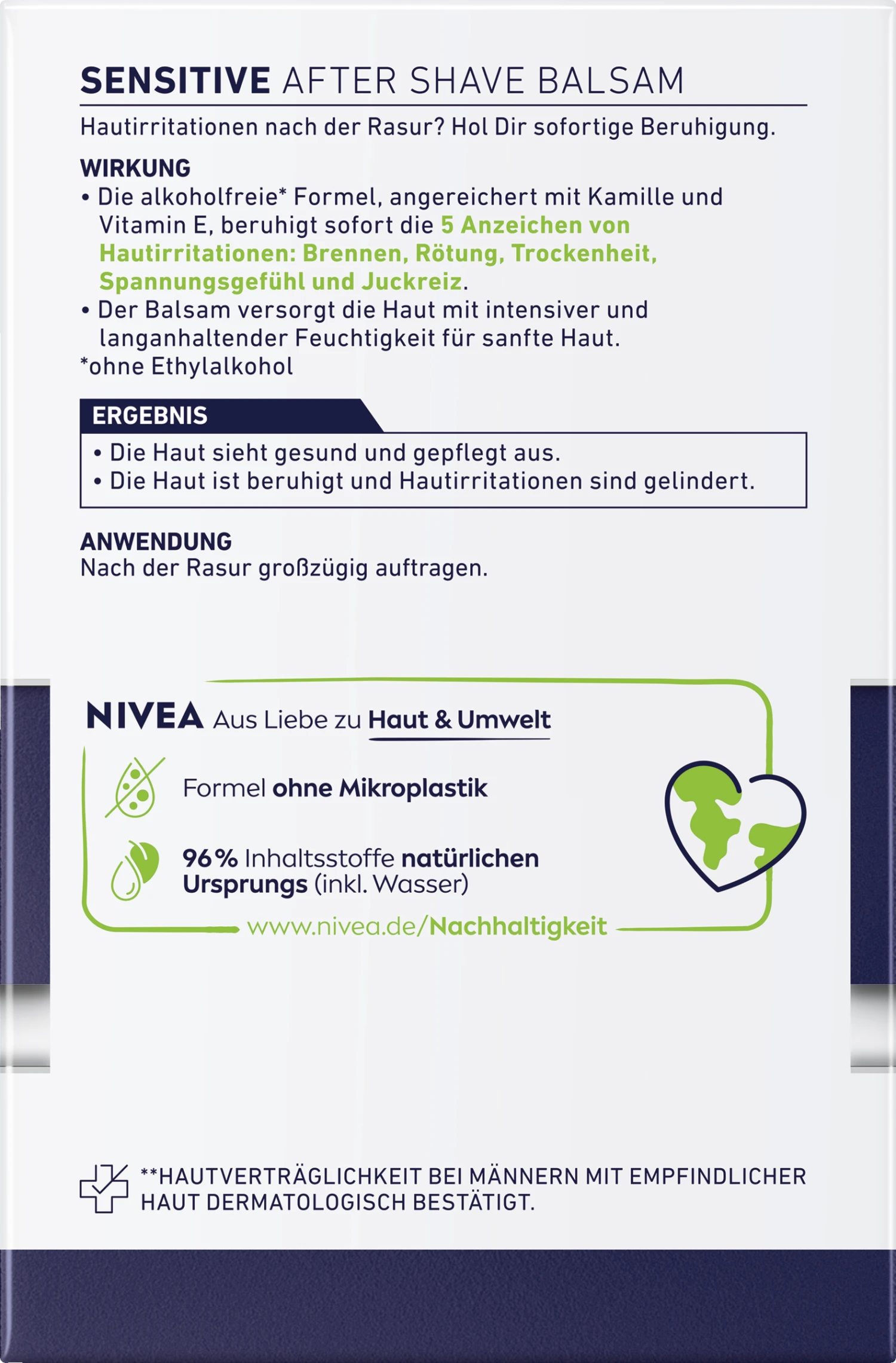 After Shave Balsam Sensitive 4 After Shave Balsam Sensitive – Bild 2