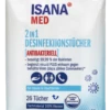 Isana Med 2in1 Desinfektionstücher 26 Stück -Berühmt Kosmetikladen MAM 8801721 SHOP IMAGE 1.4