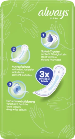 Always® Ultra Normal Binden Big Pack -Berühmt Kosmetikladen MAM 8998250 SHOP IMAGE 1.4