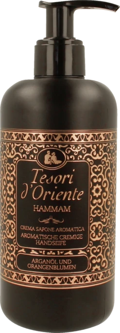 Aromatische Cremige Handseife HAMMAM Arganöl & Orangenblüte