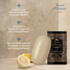 Aromatische Seife HAMMAM Arganöl & Orangenblüte -Berühmt Kosmetikladen MAM 9386544 SHOP IMAGE 1.4