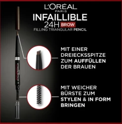 L’Oréal Paris Infaillible 24H Brow Filling Triangular Pencil 1.0 Ebony -Berühmt Kosmetikladen MAM 9619778 SHOP IMAGE 1.6