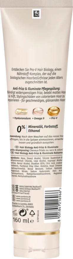 Pflegespülung Anti-Frizz & Illuminate 9 Pflegespülung Anti-Frizz & Illuminate -Berühmt Kosmetikladen MAM 9796647 SHOP IMAGE 2.3